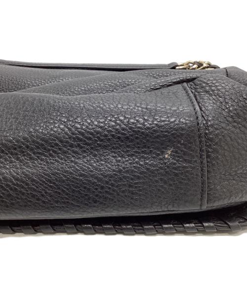 TORY BURCH（トリーバーチ）TORY BURCH (トリーバーチ) マリオンチェーンショルダーバッグ ブラックの古着・服飾アイテム