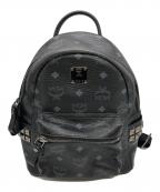 MCMエムシーエム）の古着「サイドスタッズリュック」｜ブラック