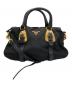 PRADA（プラダ）の古着「2WAYレザーショルダーバッグ」｜ブラック