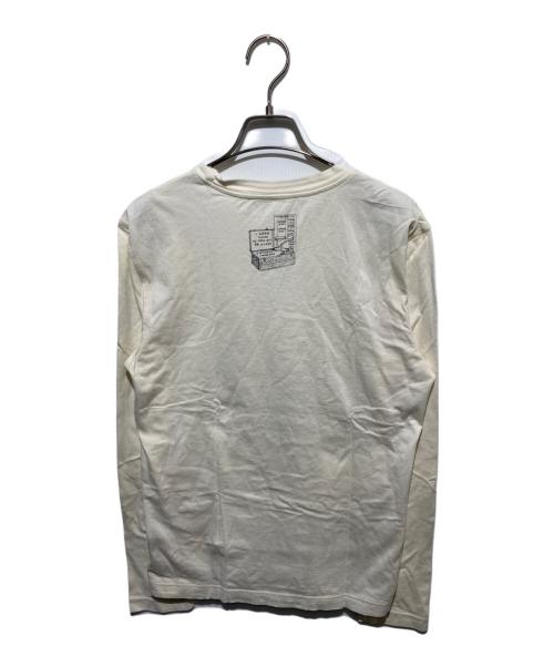 LOUIS VUITTON（ルイ ヴィトン）LOUIS VUITTON (ルイ ヴィトン) コットンシルクプリントカットソー ホワイト サイズ:ＸＳの古着・服飾アイテム
