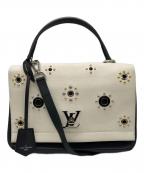 LOUIS VUITTONルイ ヴィトン）の古着「ロックミー2 メカニカルフラワー 2WAYショルダーバッグ」｜ホワイト×ブラック