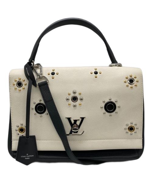 LOUIS VUITTON（ルイ ヴィトン）LOUIS VUITTON (ルイ ヴィトン) ロックミー2 メカニカルフラワー 2WAYショルダーバッグ ホワイト×ブラックの古着・服飾アイテム