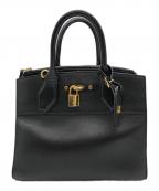 LOUIS VUITTONルイ ヴィトン）の古着「ハンドバッグ/シティ スティーマーPM」｜ブラック