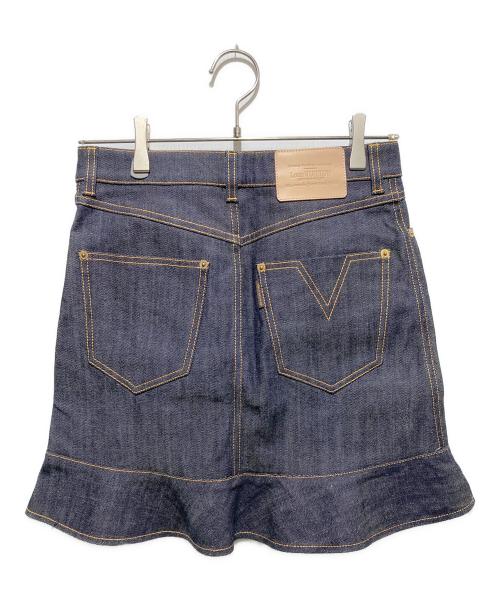 LOUIS VUITTON（ルイ ヴィトン）LOUIS VUITTON (ルイ ヴィトン) デニムミニスカート インディゴ サイズ:36の古着・服飾アイテム