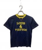 LOUIS VUITTONルイ ヴィトン）の古着「23ss チェーン フロントロゴ カットソー」｜ネイビー