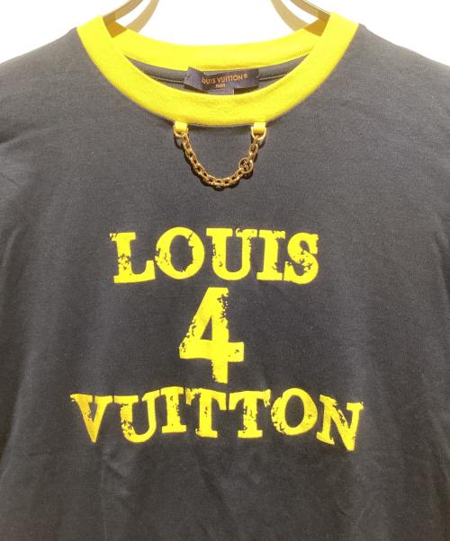 LOUIS VUITTON（ルイ ヴィトン）LOUIS VUITTON (ルイ ヴィトン) 23ss チェーン フロントロゴ カットソー ネイビー サイズ:XSの古着・服飾アイテム