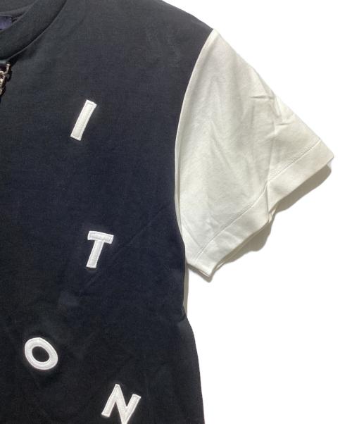 LOUIS VUITTON（ルイ ヴィトン）LOUIS VUITTON (ルイ ヴィトン) エンブロイダリー レター チェーン ショートスリーブ Tシャツ ブラック サイズ:XSの古着・服飾アイテム
