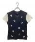 LOUIS VUITTON（ルイ ヴィトン）の古着「エンブロイダリー レター チェーン ショートスリーブ Tシャツ」｜ブラック