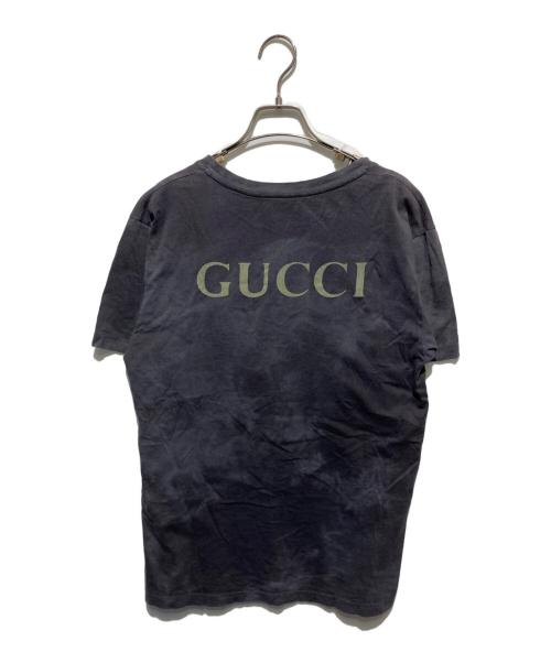 GUCCI（グッチ）GUCCI (グッチ) AC/DC タイダイグラフィック Tシャツ ブラック サイズ:XSの古着・服飾アイテム