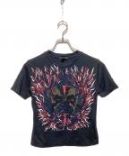 LOUIS VUITTONルイ ヴィトン）の古着「17SS TRUNK&BAGS プリントTシャツ」｜ブラック