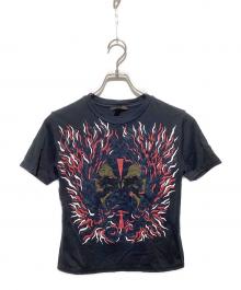 LOUIS VUITTON（ルイ ヴィトン）の古着「17SS TRUNK&BAGS プリントTシャツ」｜ブラック