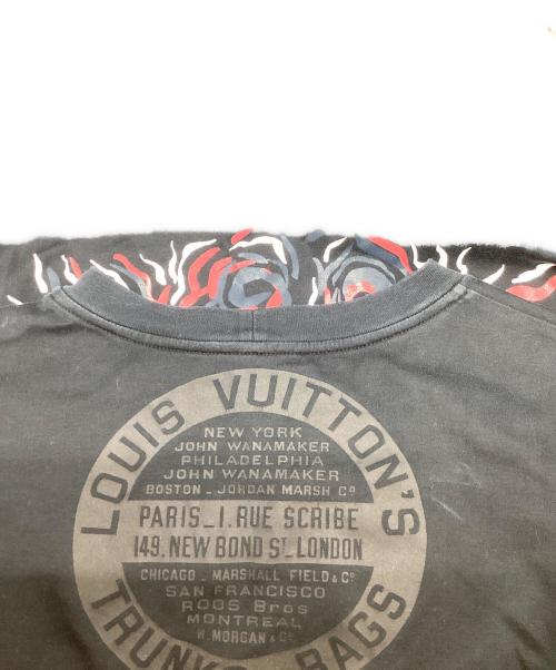 LOUIS VUITTON（ルイ ヴィトン）LOUIS VUITTON (ルイ ヴィトン) 17SS TRUNK&BAGS プリントTシャツ ブラック サイズ:XSの古着・服飾アイテム