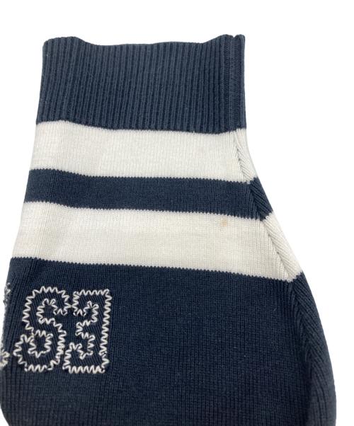 VALENTINO（ヴァレンティノ）VALENTINO (ヴァレンティノ) 22AW Vネックニット ネイビー サイズ:Sの古着・服飾アイテム