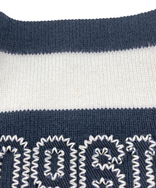 VALENTINO（ヴァレンティノ）VALENTINO (ヴァレンティノ) 22AW Vネックニット ネイビー サイズ:Sの古着・服飾アイテム