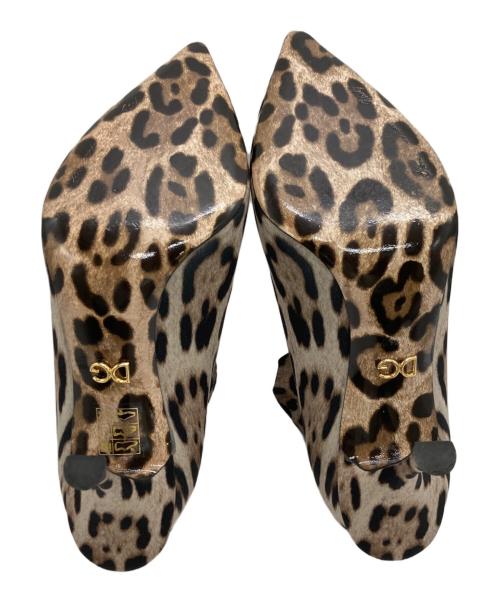 DOLCE & GABBANA（ドルチェ＆ガッバーナ）DOLCE & GABBANA (ドルチェ＆ガッバーナ) レオパードブーツ ブラウン サイズ:36　2/1の古着・服飾アイテム