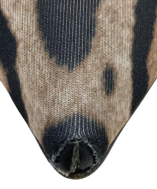 DOLCE & GABBANA（ドルチェ＆ガッバーナ）DOLCE & GABBANA (ドルチェ＆ガッバーナ) レオパードブーツ ブラウン サイズ:36　2/1の古着・服飾アイテム