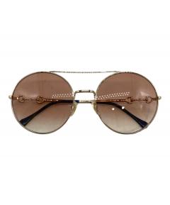 中古・古着通販】GUCCI (グッチ) Gロゴラインストーンリムレス