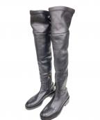 VALENTINOヴァレンティノ）の古着「ワンスタッズロングブーツ」｜ブラック