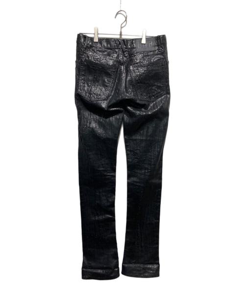 L.G.B（ルグランブルー）L.G.B (ルグランブルー) CROCO/S-WOLF クラックコーティングパンツ ブラック サイズ:29の古着・服飾アイテム