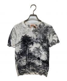 N°21 numero ventuno（ヌメロヴェントゥーノ）の古着「総柄カットソー」｜ホワイト