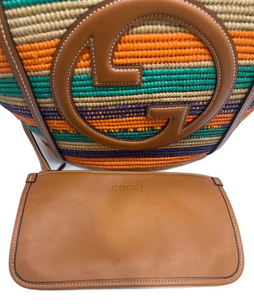 GUCCI（グッチ）GUCCI (グッチ) インターロッキング G カゴバッグ マルチカラーの古着・服飾アイテム