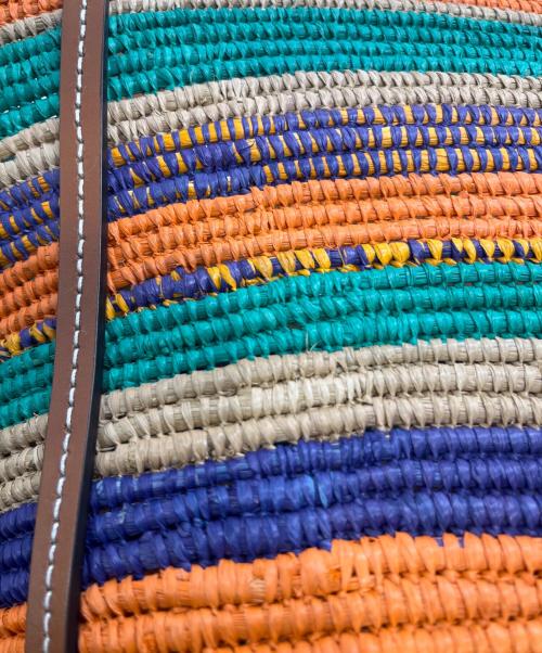 GUCCI（グッチ）GUCCI (グッチ) インターロッキング G カゴバッグ マルチカラーの古着・服飾アイテム