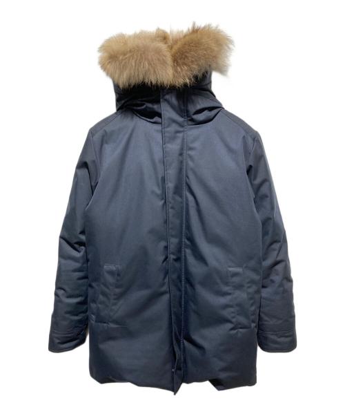 Pyrenex（ピレネックス）Pyrenex (ピレネックス) ANNECY FUR INT'L ダウンジャケット ネイビー サイズ:Lの古着・服飾アイテム