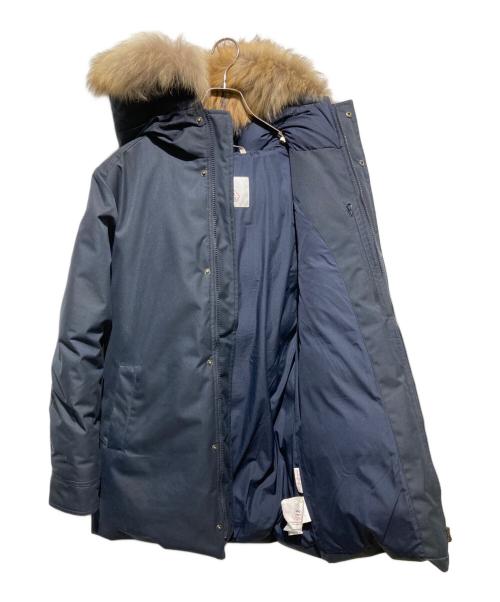 Pyrenex（ピレネックス）Pyrenex (ピレネックス) ANNECY FUR INT'L ダウンジャケット ネイビー サイズ:Lの古着・服飾アイテム