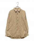POLO RALPH LAURENポロ・ラルフローレン）の古着「チェックシャツ」｜ベージュ