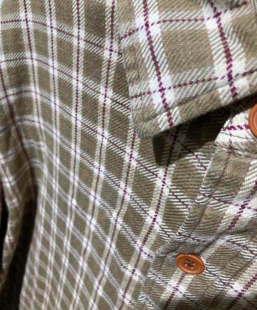 POLO RALPH LAUREN（ポロ・ラルフローレン）POLO RALPH LAUREN (ポロ・ラルフローレン) チェックシャツ ベージュ サイズ:Mの古着・服飾アイテム