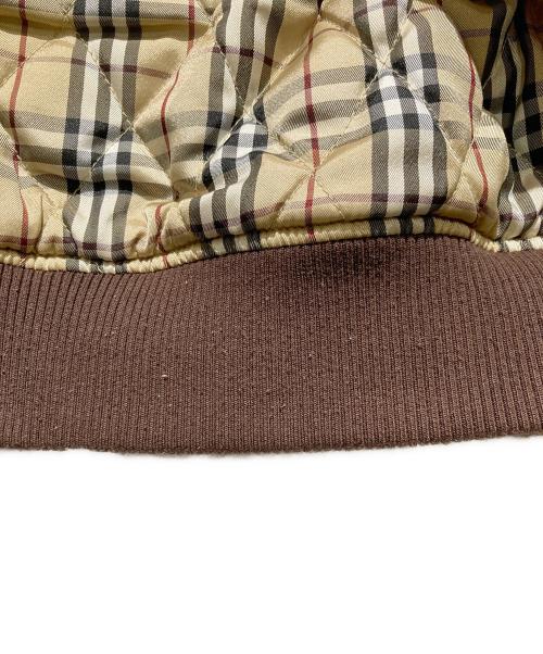 BURBERRY BLACK LABEL（バーバリーブラックレーベル）BURBERRY BLACK LABEL (バーバリーブラックレーベル) スエードジップブルゾン ベージュ サイズ:Mの古着・服飾アイテム