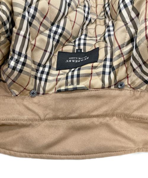 BURBERRY BLACK LABEL（バーバリーブラックレーベル）BURBERRY BLACK LABEL (バーバリーブラックレーベル) スエードジップブルゾン ベージュ サイズ:Mの古着・服飾アイテム
