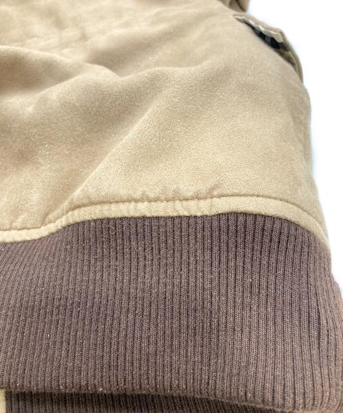 BURBERRY BLACK LABEL（バーバリーブラックレーベル）BURBERRY BLACK LABEL (バーバリーブラックレーベル) スエードジップブルゾン ベージュ サイズ:Mの古着・服飾アイテム