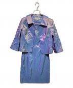 HANAE MORIハナエモリ）の古着「ワンピースセットアプ」｜ブルー