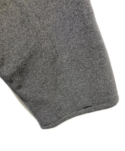 WEEKEND Max Mara（ウィークエンド マックスマーラ）Weekend Max Mara (ウィークエンド マックスマーラ) ファー付ヴァージンウールコート グレー サイズ:36の古着・服飾アイテム