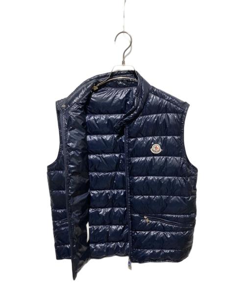 MONCLER（モンクレール）MONCLER (モンクレール) GuiGilet ダウンベスト ネイビー サイズ:34の古着・服飾アイテム