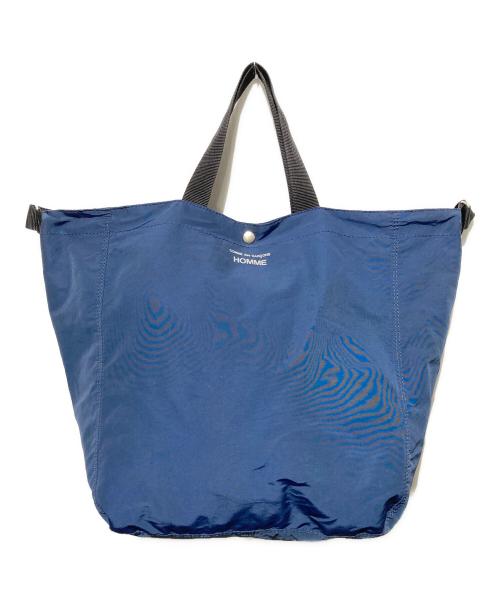 COMME des GARCONS HOMME（コムデギャルソン オム）COMME des GARCONS HOMME (コムデギャルソン オム) 25FW 綿ナイロングログランバッグ ネイビーの古着・服飾アイテム