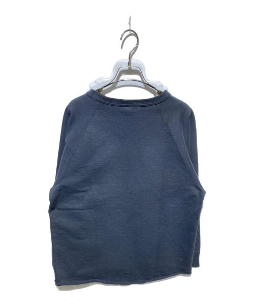 WALLA WALLA SPORT（ワラワラスポーツ）WALLA WALLA SPORT (ワラワラスポーツ) カットオフラグランスウェット ブラック サイズ:Mの古着・服飾アイテム