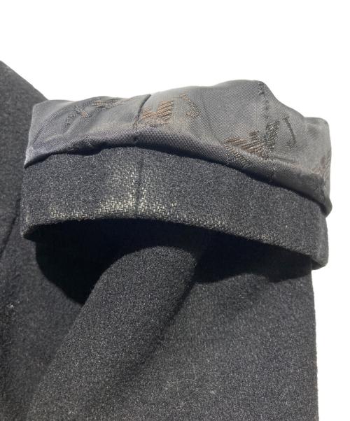 ARMANI JEANS（アルマーニジーンズ）ARMANI JEANS (アルマーニジーンズ) チンスト付ウールジップアップジャケット ブラック サイズ:Mの古着・服飾アイテム