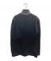 ARMANI JEANS (アルマーニジーンズ) チンスト付ウールジップアップジャケット ブラック サイズ:M：12000円