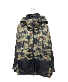 A BATHING APE（ア ベイシング エイプ）の古着「1ST CAMO SNOWBOARD JACKET」｜グリーン