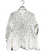 COCODEALココディール）の古着「コットンローンリボンブラウス」｜ホワイト