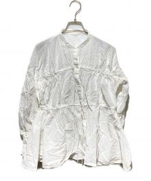 COCODEAL（ココディール）の古着「コットンローンリボンブラウス」｜ホワイト