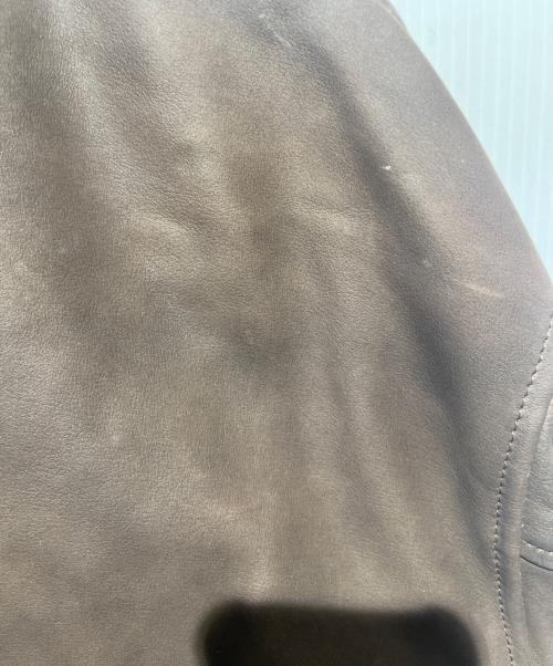 CCU（シーシーユー）CCU (シーシーユー) ”RAY” OPEN COLLAR SHIRT JACKET ブラウン サイズ:2の古着・服飾アイテム