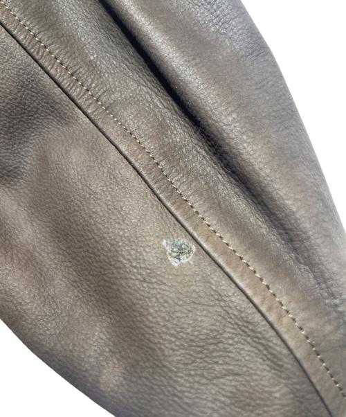 CCU（シーシーユー）CCU (シーシーユー) ”RAY” OPEN COLLAR SHIRT JACKET ブラウン サイズ:2の古着・服飾アイテム