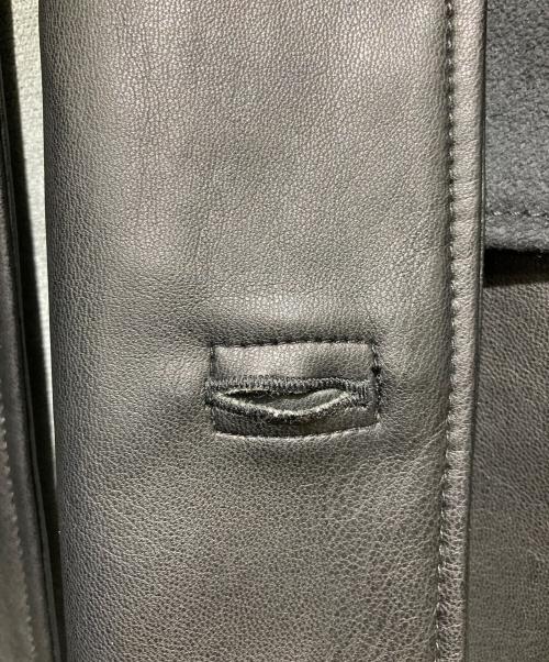 JOURNAL STANDARD（ジャーナルスタンダード）JOURNAL STANDARD (ジャーナルスタンダード) VEGAN LEATHER CAR COAT ブラック サイズ:Lの古着・服飾アイテム