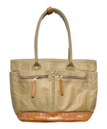 PORTER（ポーター）の古着「フィールド キャンバストートバッグ」｜ブラウン