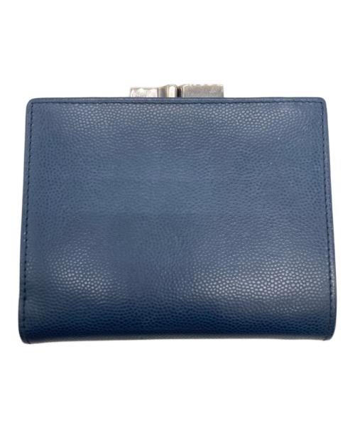 Christian Dior（クリスチャン ディオール）Christian Dior (クリスチャン ディオール) 2つ折り財布 ネイビーの古着・服飾アイテム