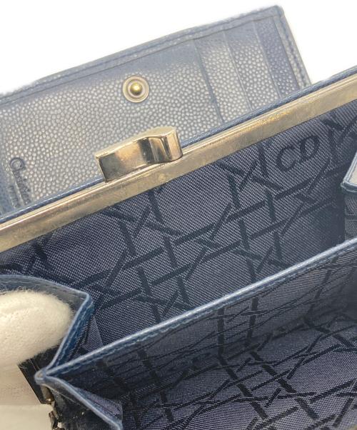 Christian Dior（クリスチャン ディオール）Christian Dior (クリスチャン ディオール) 2つ折り財布 ネイビーの古着・服飾アイテム