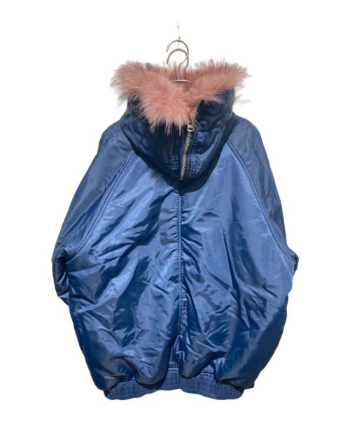jouetie（ジュエティ）jouetie (ジュエティ) ルーズN-2Bブルゾン ファーフード付き ネイビー サイズ:M 未使用品の古着・服飾アイテム